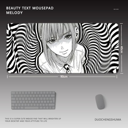 古風動漫電競超大遊戲加厚防滑鼠標墊