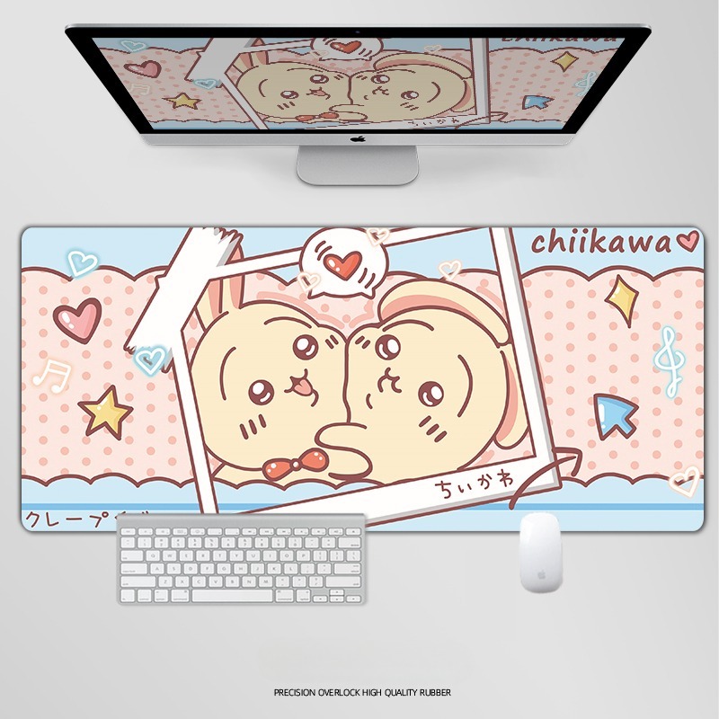 chiikawa電競超大遊戲加厚防滑鼠標墊