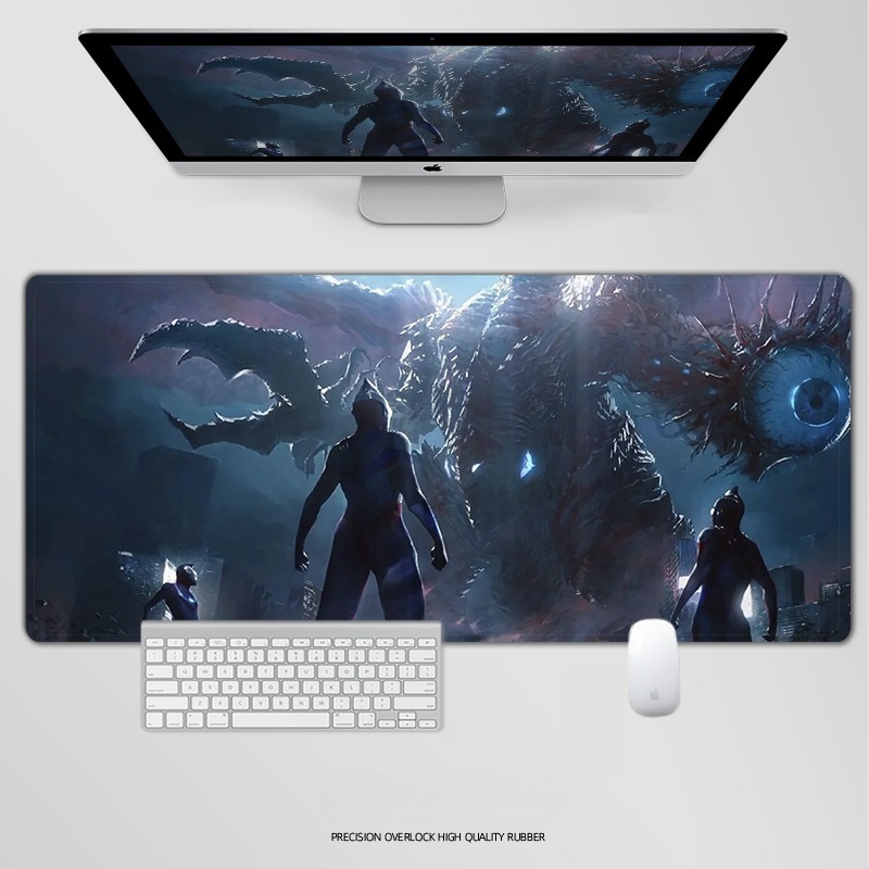 奥特曼電競超大遊戲加厚防滑鼠標墊