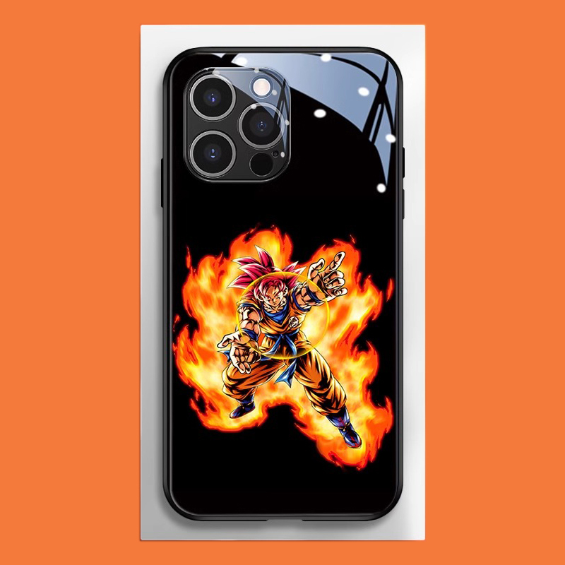 七龍珠蘋果15promax手機殼新款男iphone16動漫聯名11玻璃12mini悟空14創意x小衆8plus炫酷13周邊xs個性xr男款