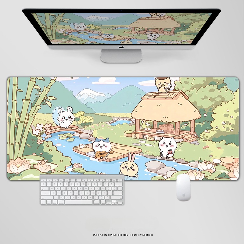 chiikawa電競超大遊戲加厚防滑鼠標墊