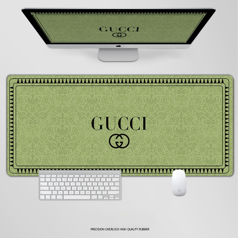 古馳電競超大遊戲加厚防滑鼠標墊