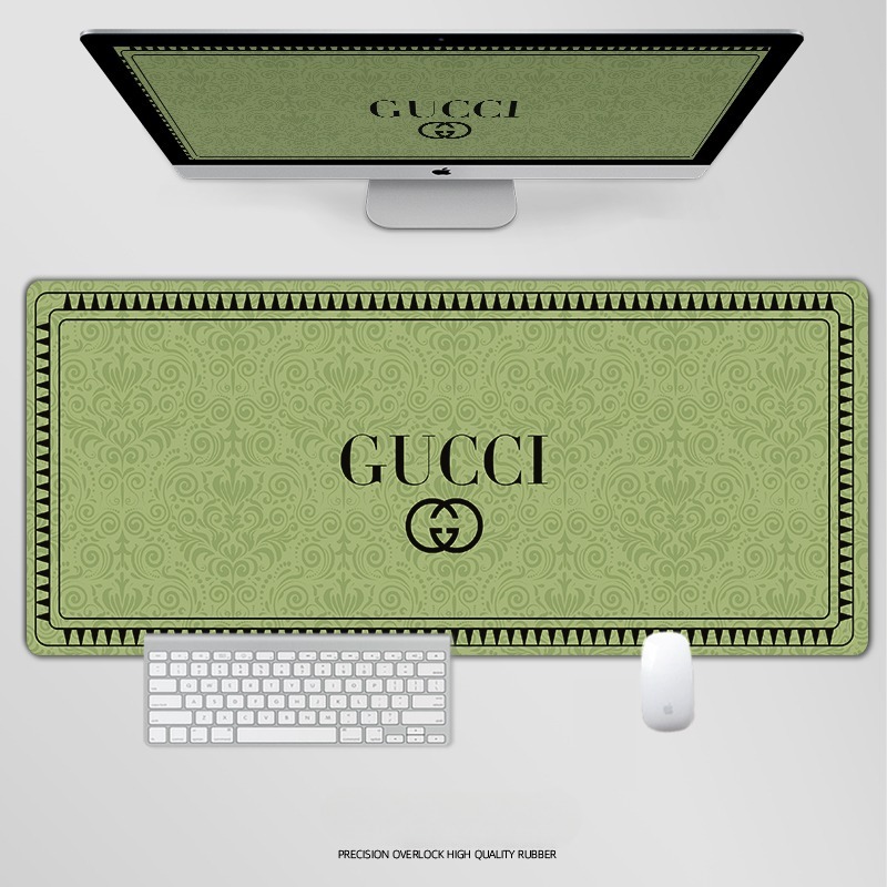 古馳電競超大遊戲加厚防滑鼠標墊