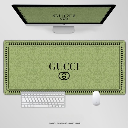 古馳電競超大遊戲加厚防滑鼠標墊