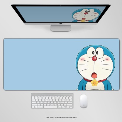 哆啦A夢電競超大遊戲加厚防滑鼠標墊