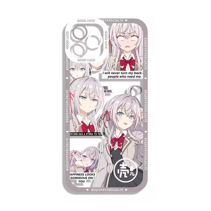 不時輕聲地以俄語遮羞的鄰座艾莉同學天使眼透明防摔軟殼