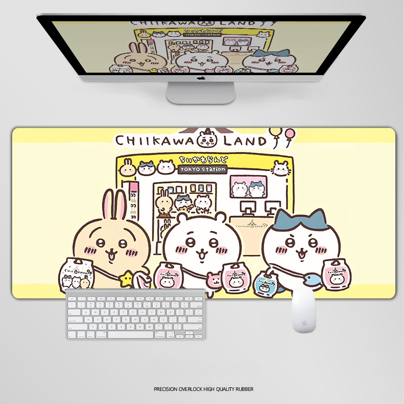 chiikawa電競超大遊戲加厚防滑鼠標墊