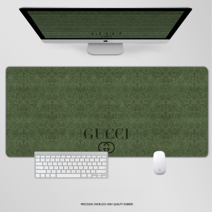 古馳電競超大遊戲加厚防滑鼠標墊