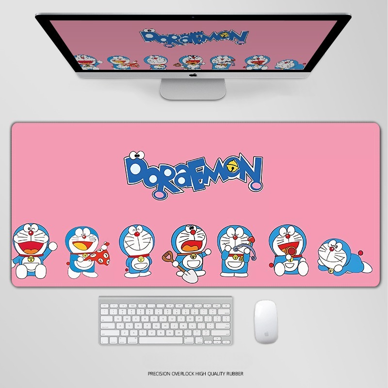 哆啦A夢電競超大遊戲加厚防滑鼠標墊