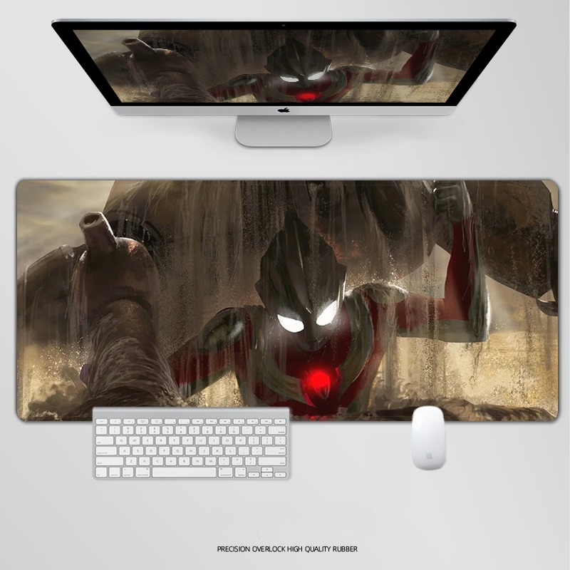 奥特曼電競超大遊戲加厚防滑鼠標墊