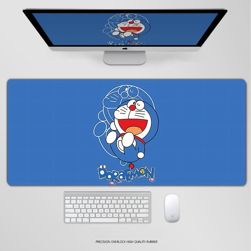 哆啦A夢電競超大遊戲加厚防滑鼠標墊