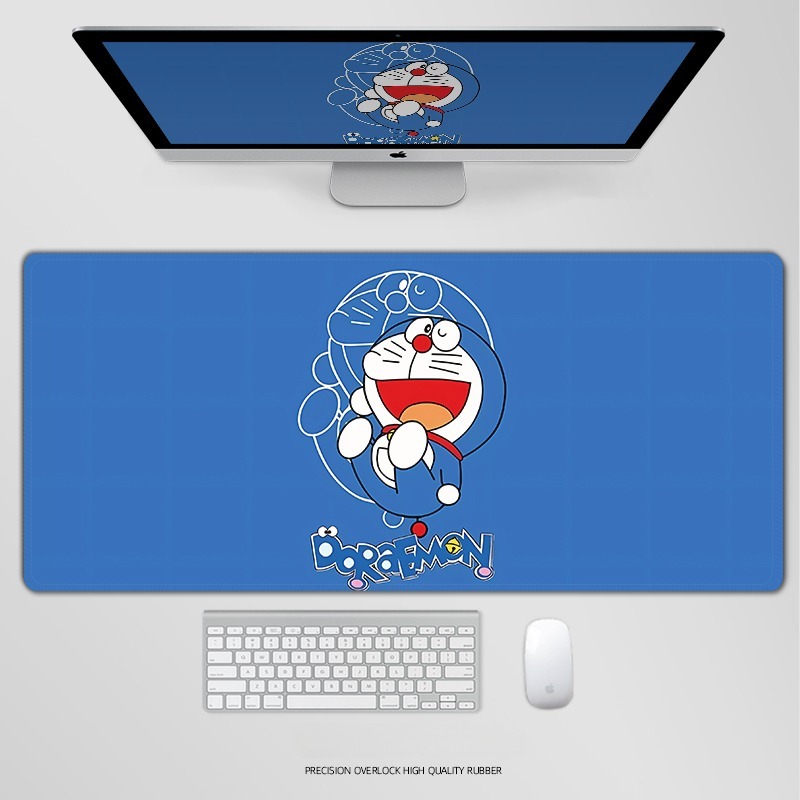 哆啦A夢電競超大遊戲加厚防滑鼠標墊