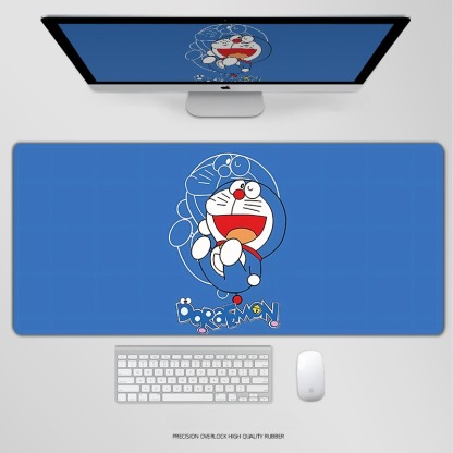 哆啦A夢電競超大遊戲加厚防滑鼠標墊