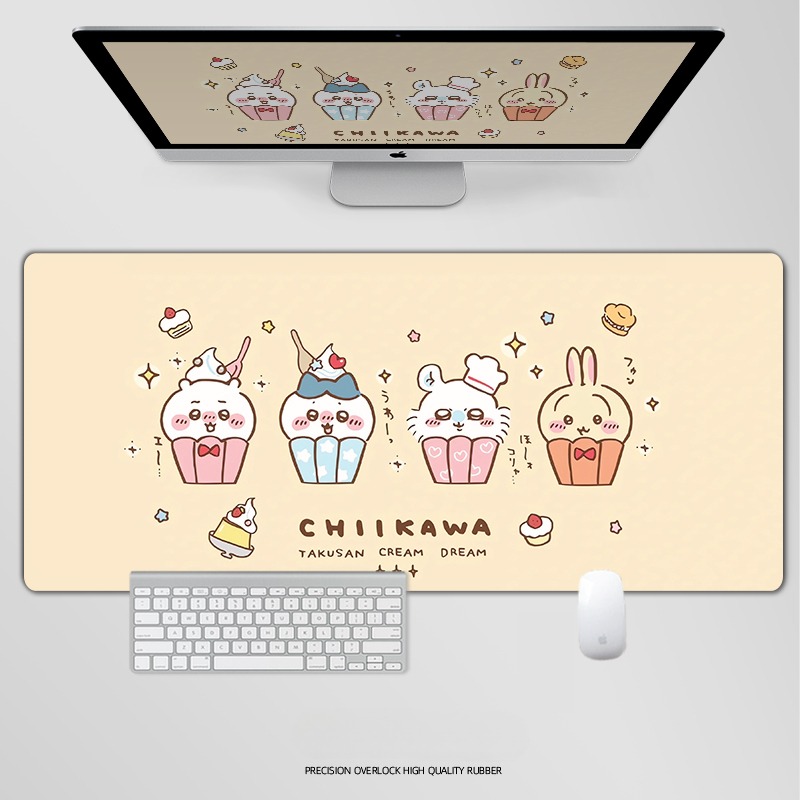 chiikawa電競超大遊戲加厚防滑鼠標墊