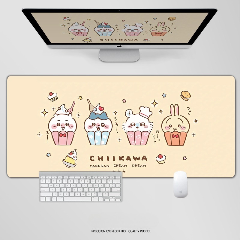 chiikawa電競超大遊戲加厚防滑鼠標墊