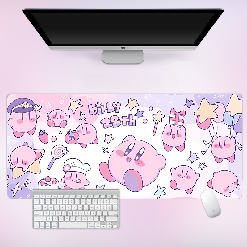 星之卡比電競超大遊戲加厚防滑鼠標墊