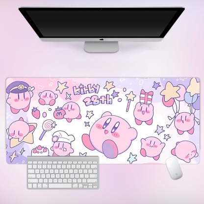 星之卡比電競超大遊戲加厚防滑鼠標墊