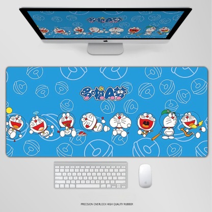 哆啦A夢電競超大遊戲加厚防滑鼠標墊