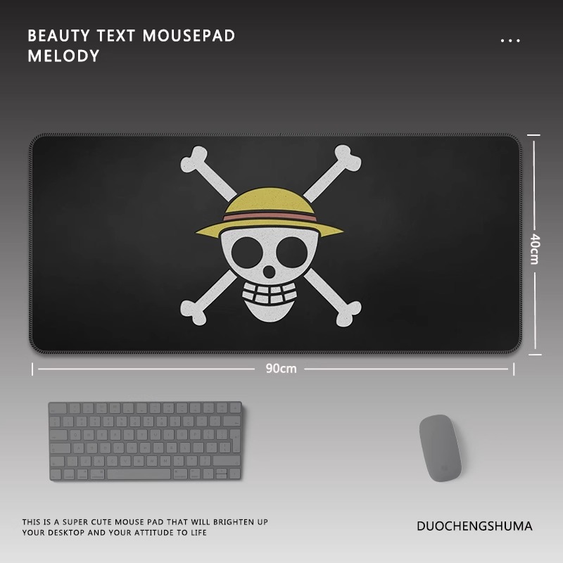 航海王電競超大遊戲加厚防滑鼠標墊