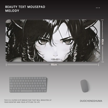 古風動漫電競超大遊戲加厚防滑鼠標墊