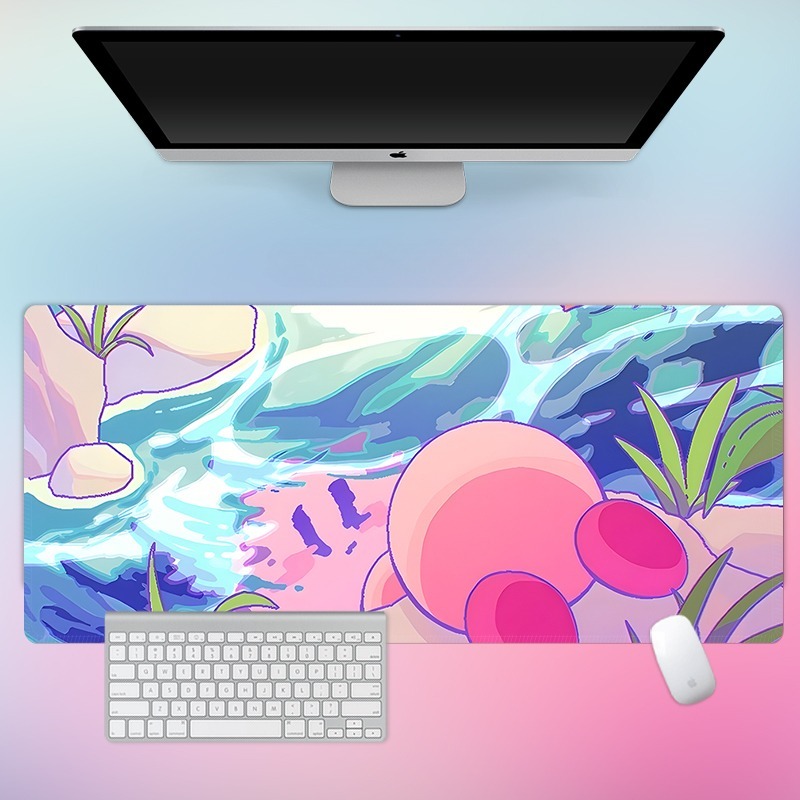 星之卡比電競超大遊戲加厚防滑鼠標墊