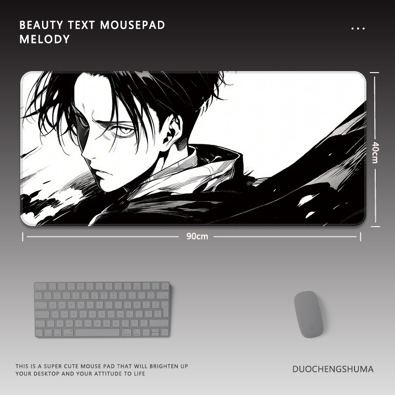 古風動漫電競超大遊戲加厚防滑鼠標墊