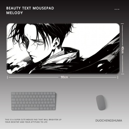 古風動漫電競超大遊戲加厚防滑鼠標墊