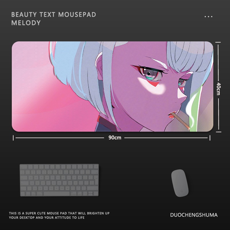 EVA新世紀福音戰士電競超大遊戲加厚防滑鼠標墊