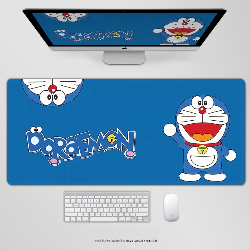 哆啦A夢電競超大遊戲加厚防滑鼠標墊
