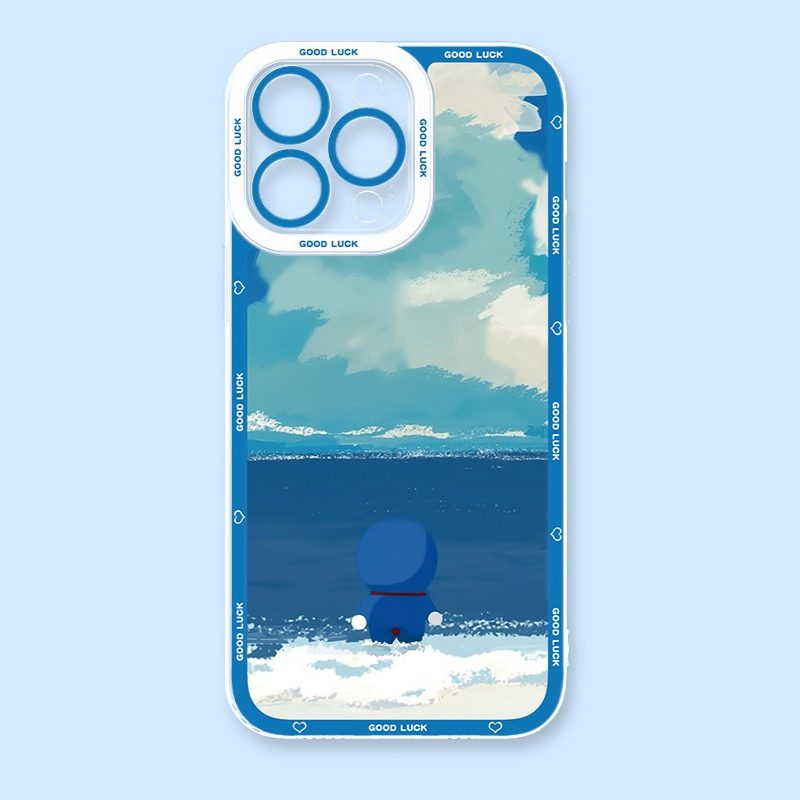 哆啦A夢天使眼透明防摔軟殼