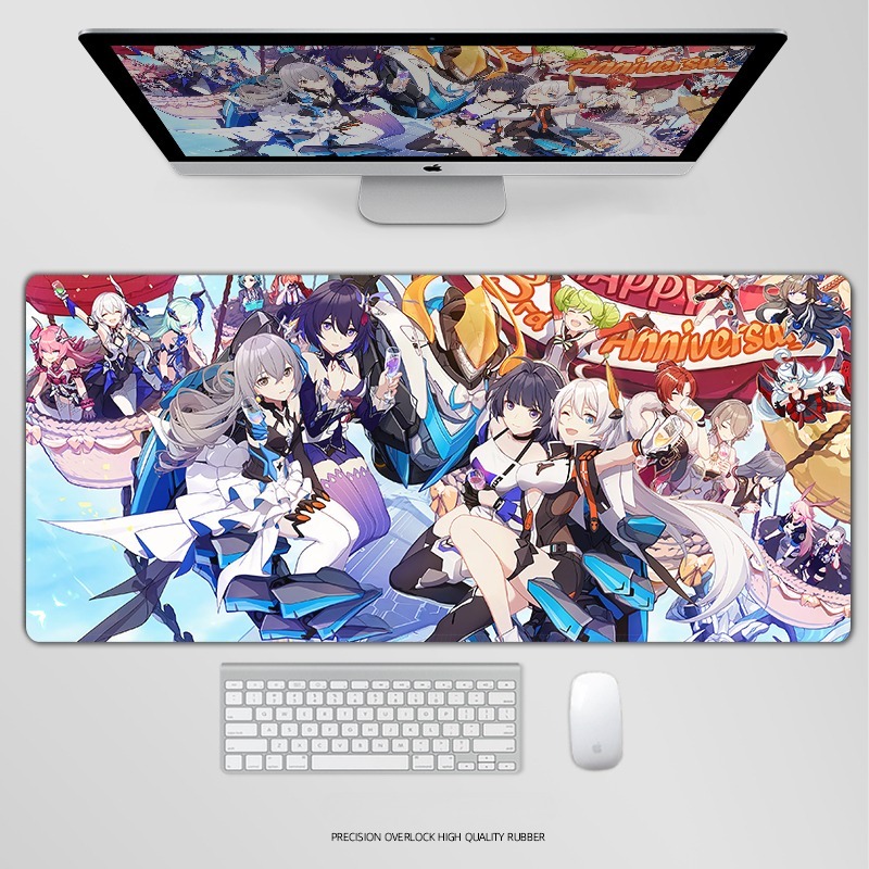 崩壞星穹鐵道電競超大遊戲加厚防滑鼠標墊