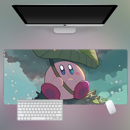 星之卡比電競超大遊戲加厚防滑鼠標墊