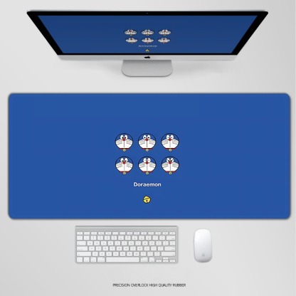 哆啦A夢電競超大遊戲加厚防滑鼠標墊