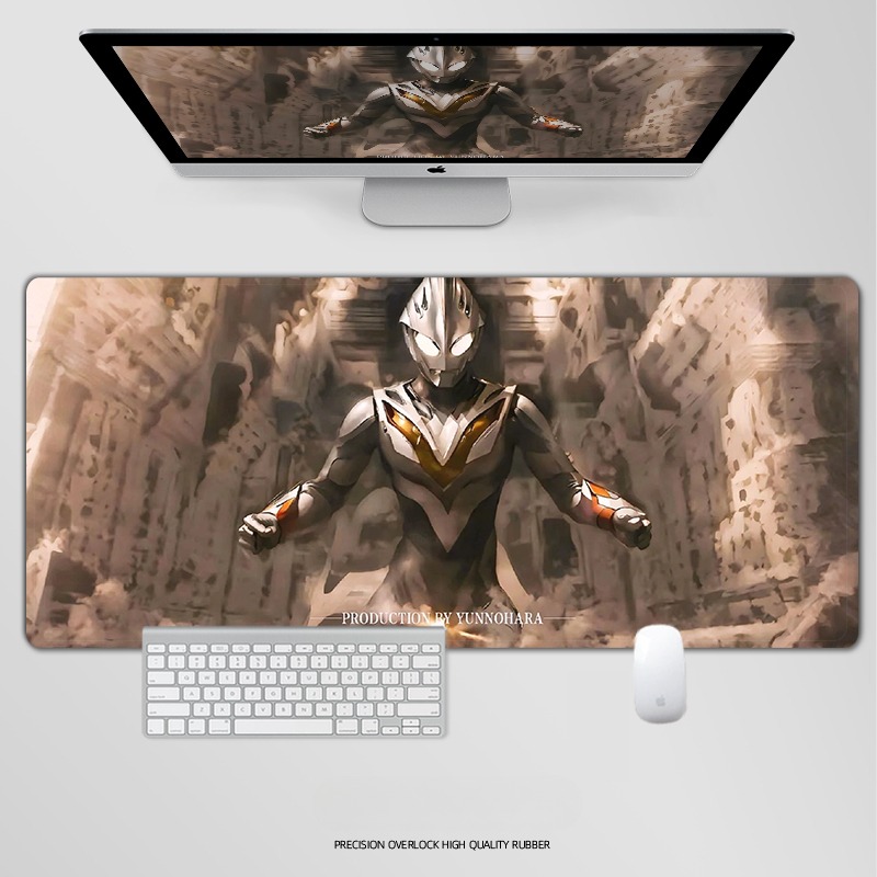 奥特曼電競超大遊戲加厚防滑鼠標墊