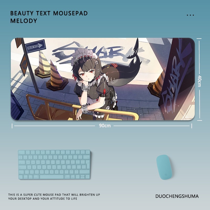 絕區零電競超大遊戲加厚防滑鼠標墊