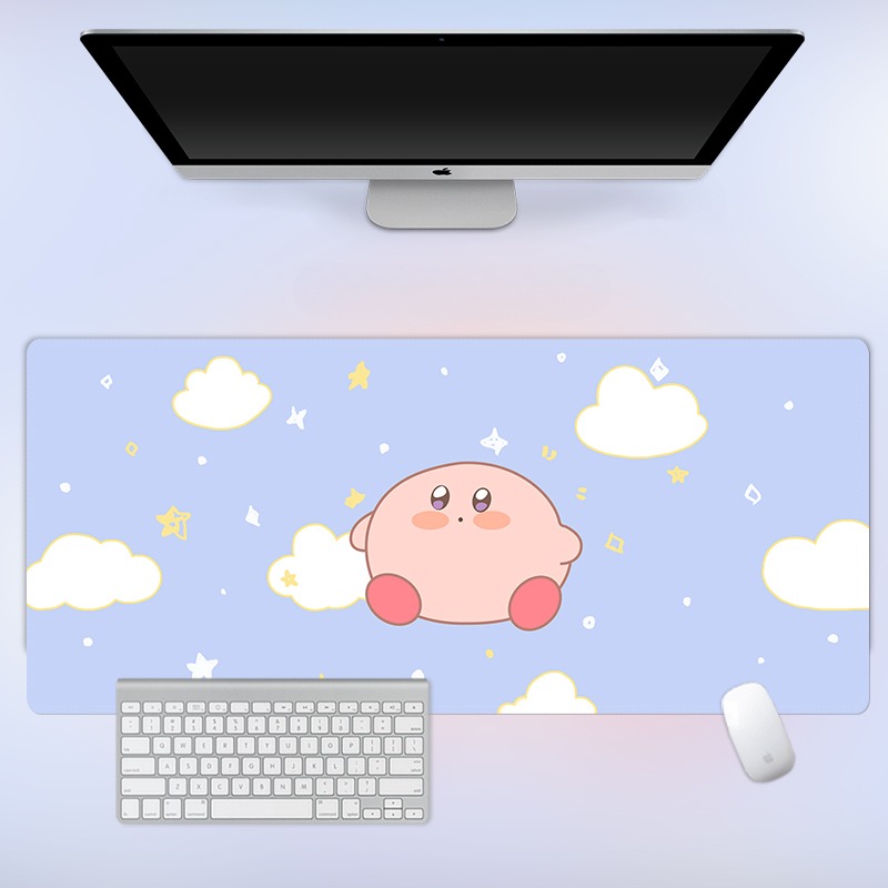 星之卡比電競超大遊戲加厚防滑鼠標墊
