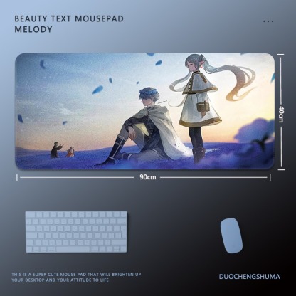 動漫電競超大遊戲加厚防滑鼠標墊