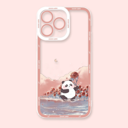 玫瑰花天使眼透明防摔軟殼