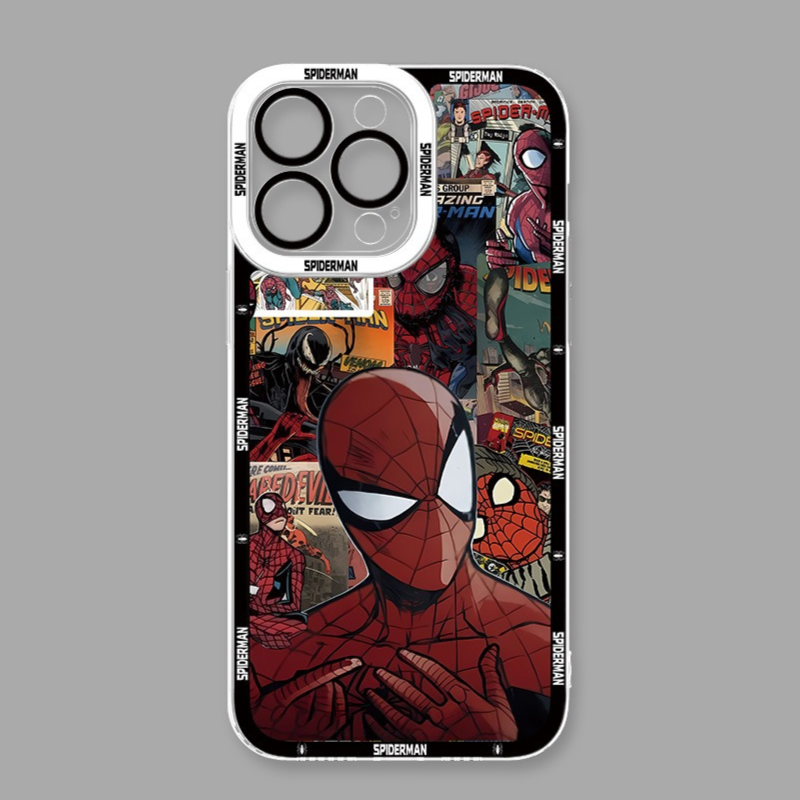 蜘蛛俠天使眼透明防摔軟殼