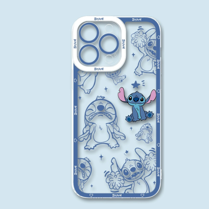 星際寶貝史迪奇天使眼透明防摔軟殼