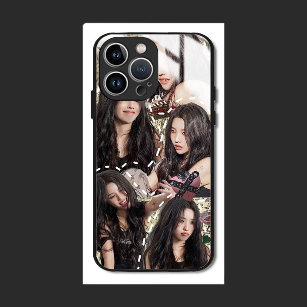 (G)I-DLE新款高清全包防摔玻璃殼-ZUIHANG SHOP