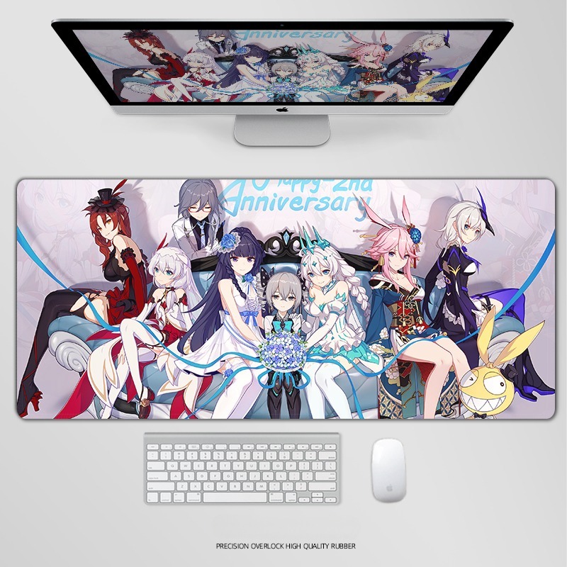 崩壞星穹鐵道電競超大遊戲加厚防滑鼠標墊