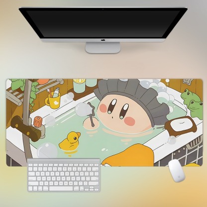 星之卡比電競超大遊戲加厚防滑鼠標墊