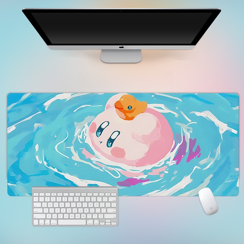 星之卡比電競超大遊戲加厚防滑鼠標墊