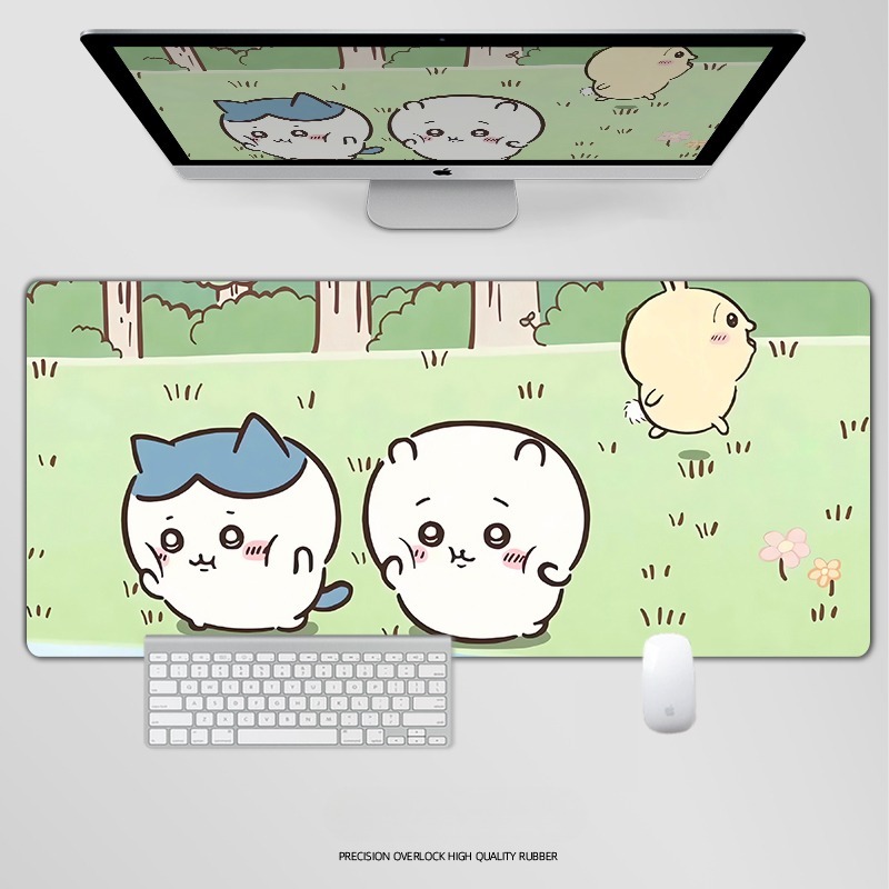 chiikawa電競超大遊戲加厚防滑鼠標墊