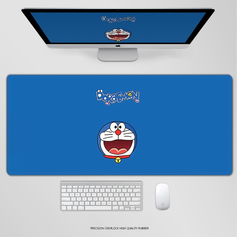 哆啦A夢電競超大遊戲加厚防滑鼠標墊