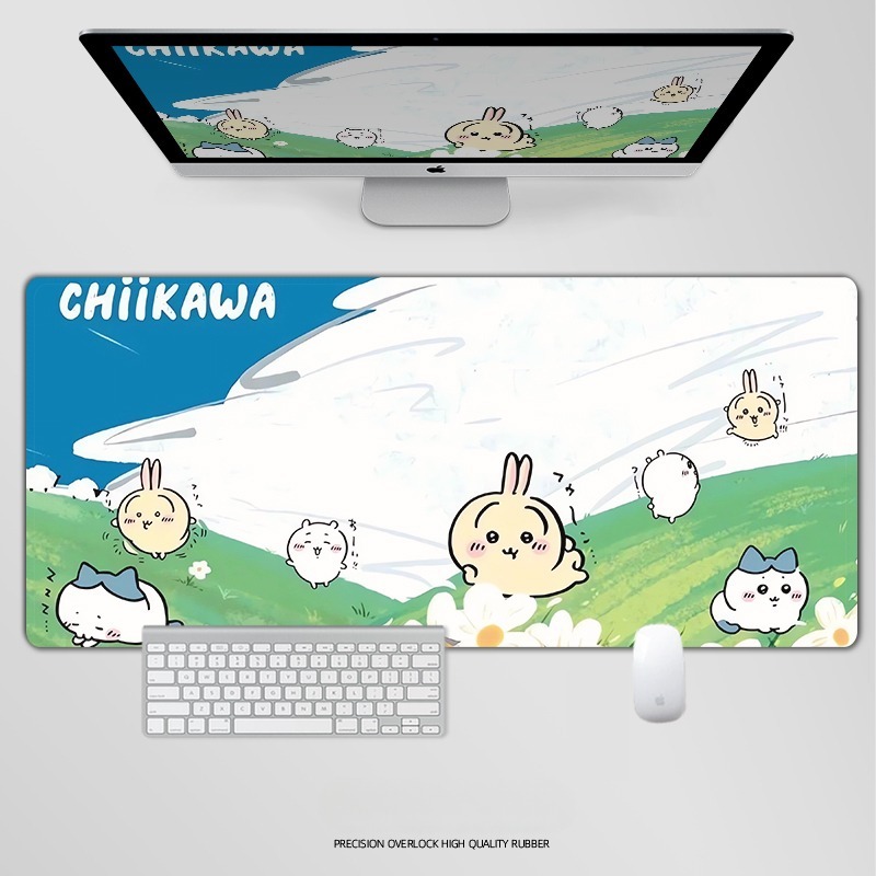 chiikawa電競超大遊戲加厚防滑鼠標墊