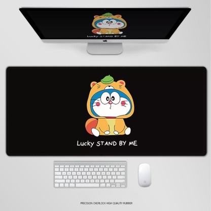 哆啦A夢電競超大遊戲加厚防滑鼠標墊