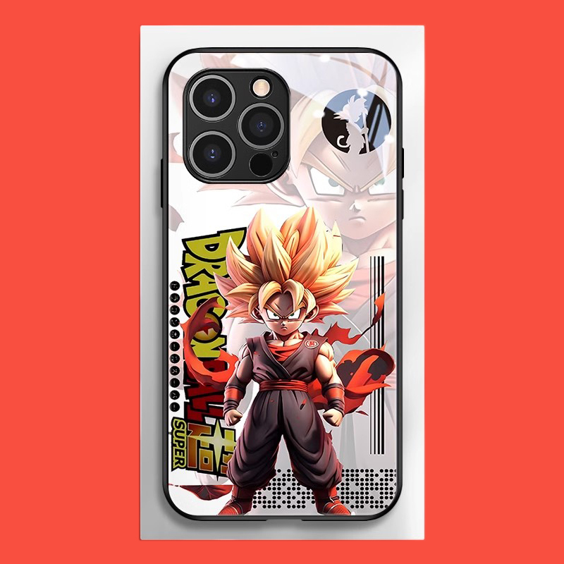 七龍珠蘋果15promax手機殼新款男iphone16動漫聯名11玻璃12mini悟空14創意x小衆8plus炫酷13周邊xs個性xr男款
