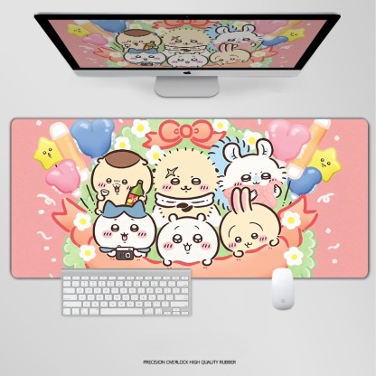 chiikawa電競超大遊戲加厚防滑鼠標墊